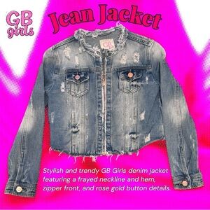 Distressed Denim Jacket